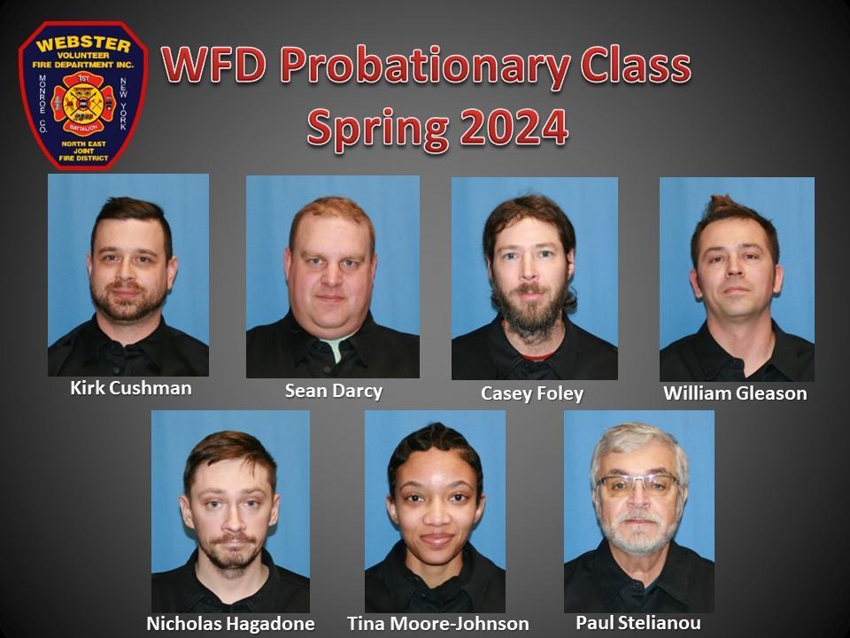 Webster Fire and NEJFD Welcome the Spring 2024 Probationary Recruit ...